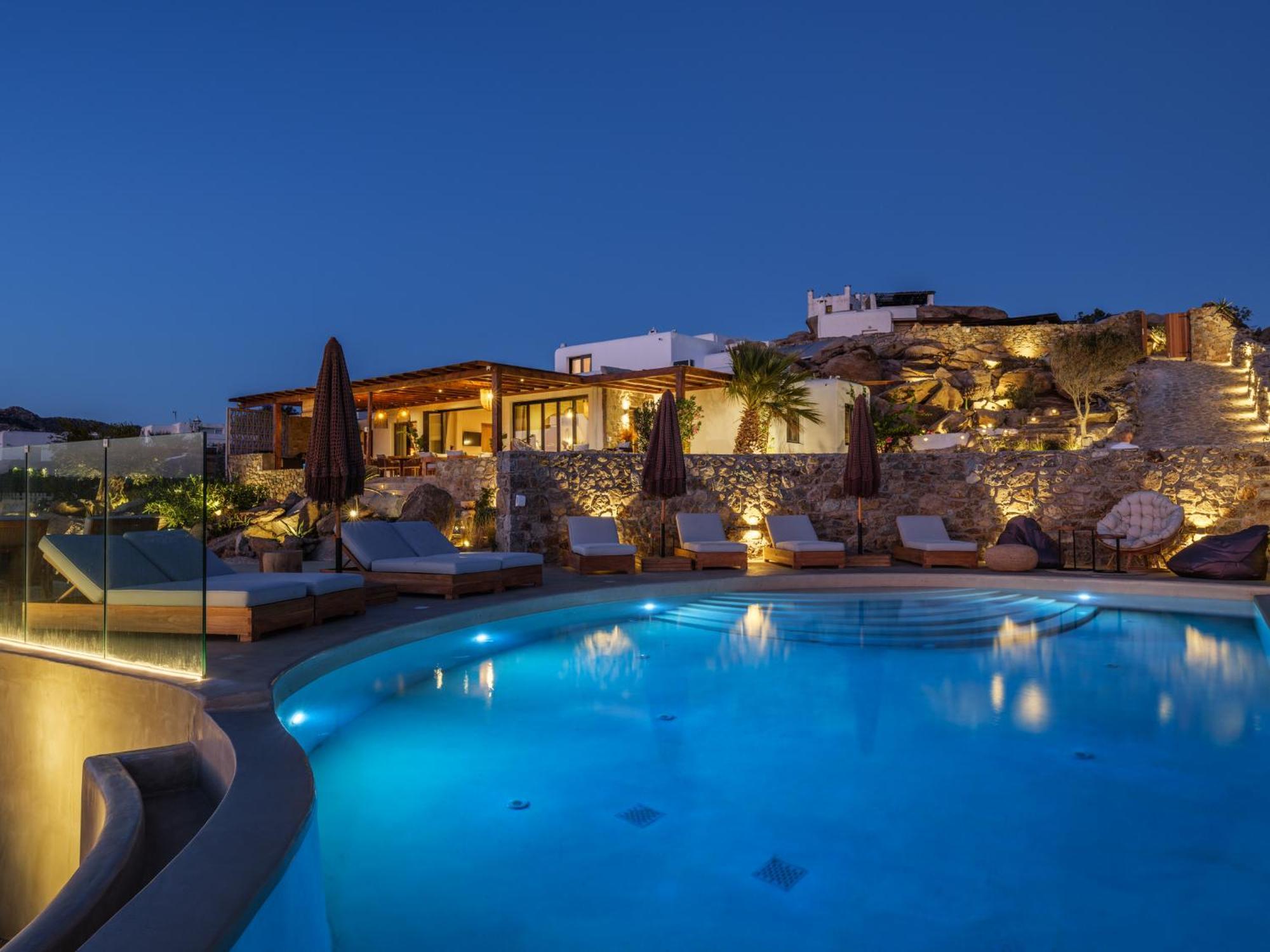 Mykonos Villa Scorpios Mykonos Town Buitenkant foto